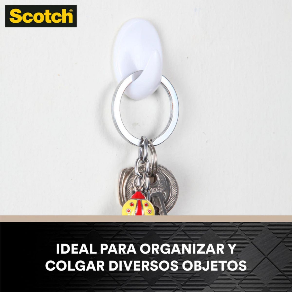 SCOTCH - Gancho Permanente Scotch Pequeño 0.5Kg