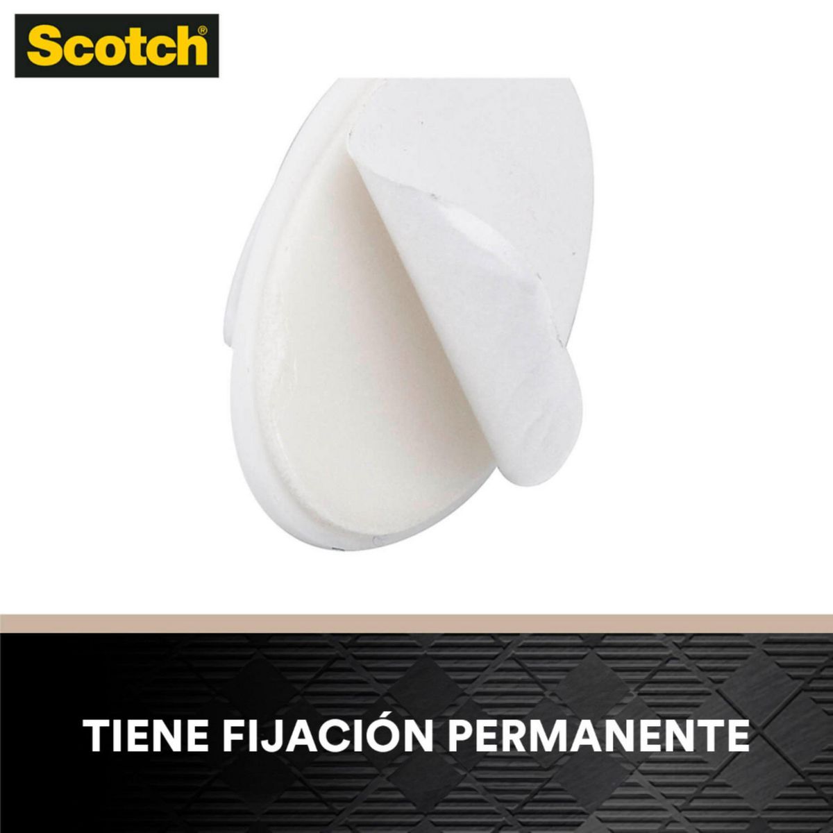 SCOTCH - Gancho Permanente Scotch Pequeño 0.5Kg