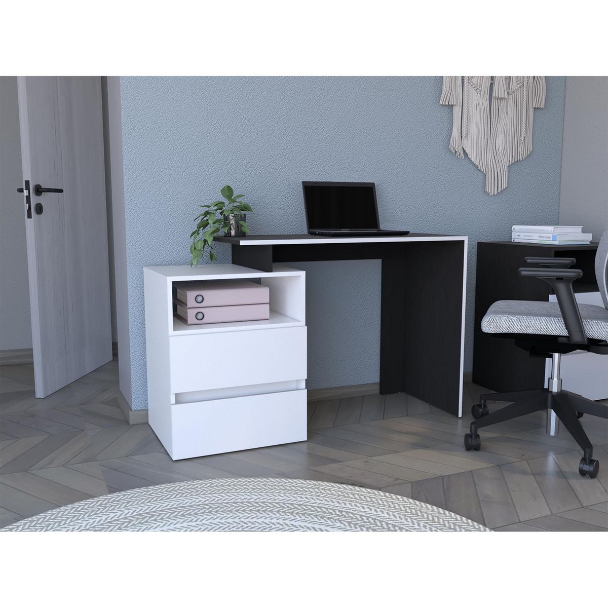 TUHOME - Escritorio Rookie 2 Cajones