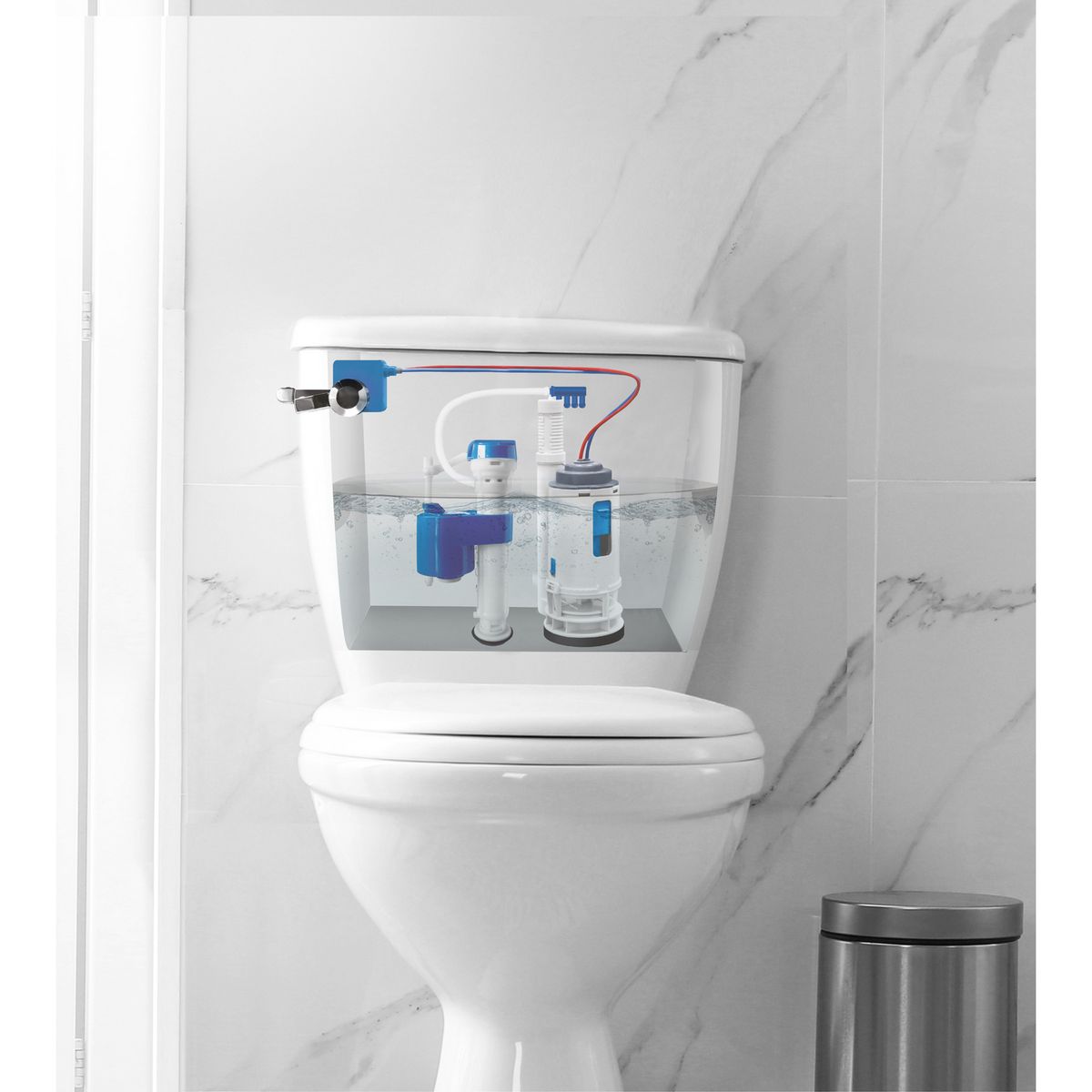 METUSA - Sistema Palanca Dual P/T.Inodoro