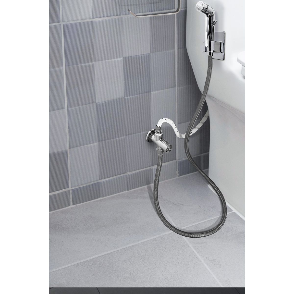 METUSA - Llave con Doble Salida para Inodoro y Ducha Bidet