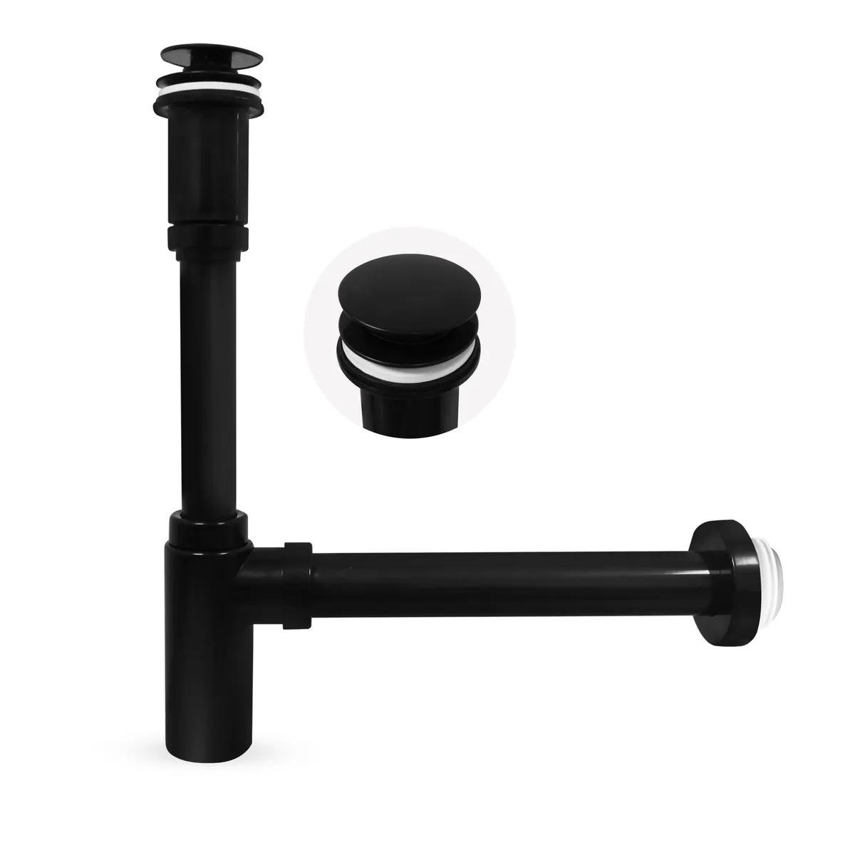 METUSA - Trampa Minim. C/ Desag. Push Black