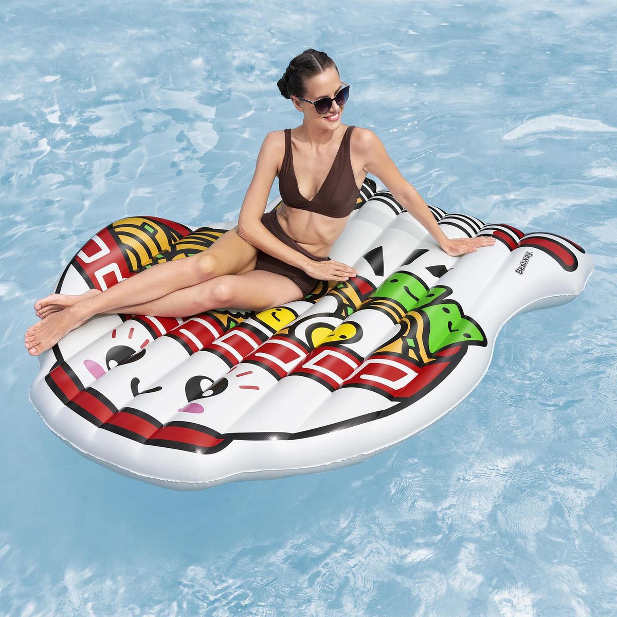 BESTWAY - Flotador para niños de Ramen Kawaii