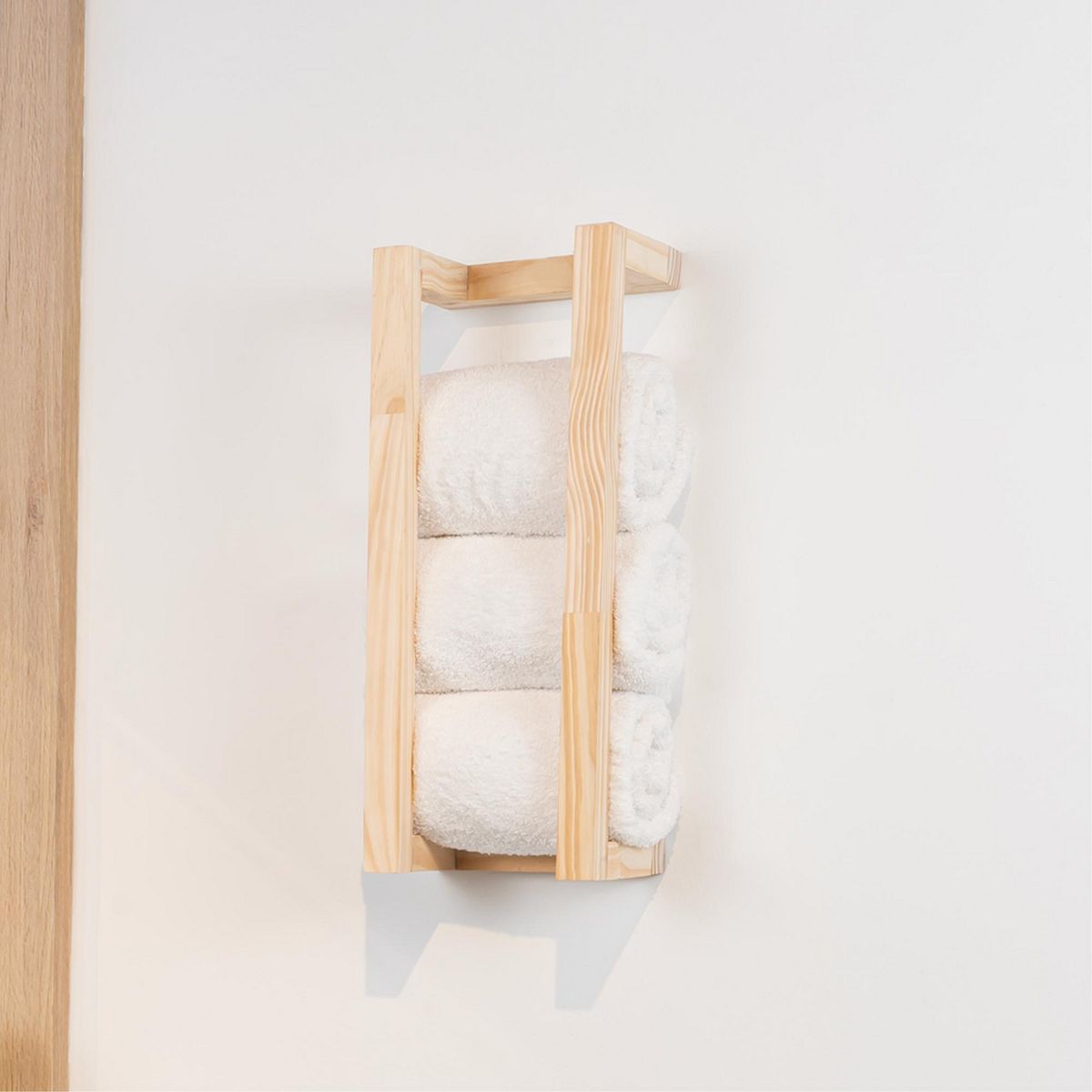 TUHOME - Toallero Fiory en Pino
