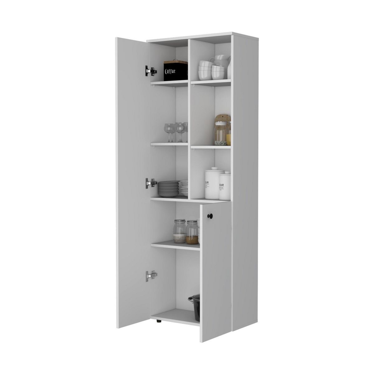 TUHOME - Alacena Konik 2 Puertas Blanco MDP 170cm