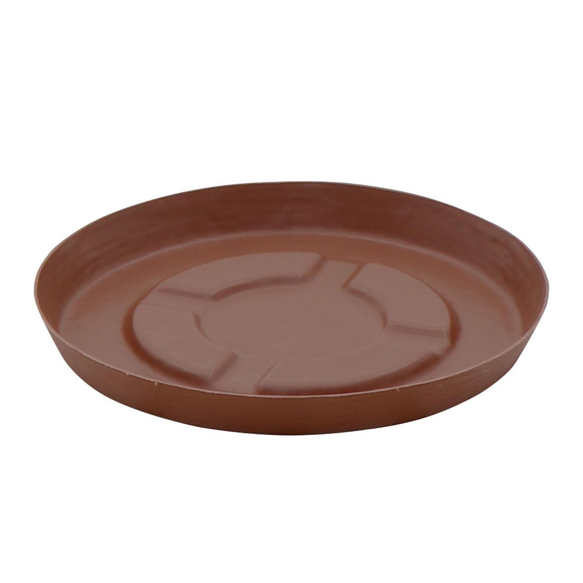 TRAMONTINA - Macetero con Plato Asteca Marrón 32cm