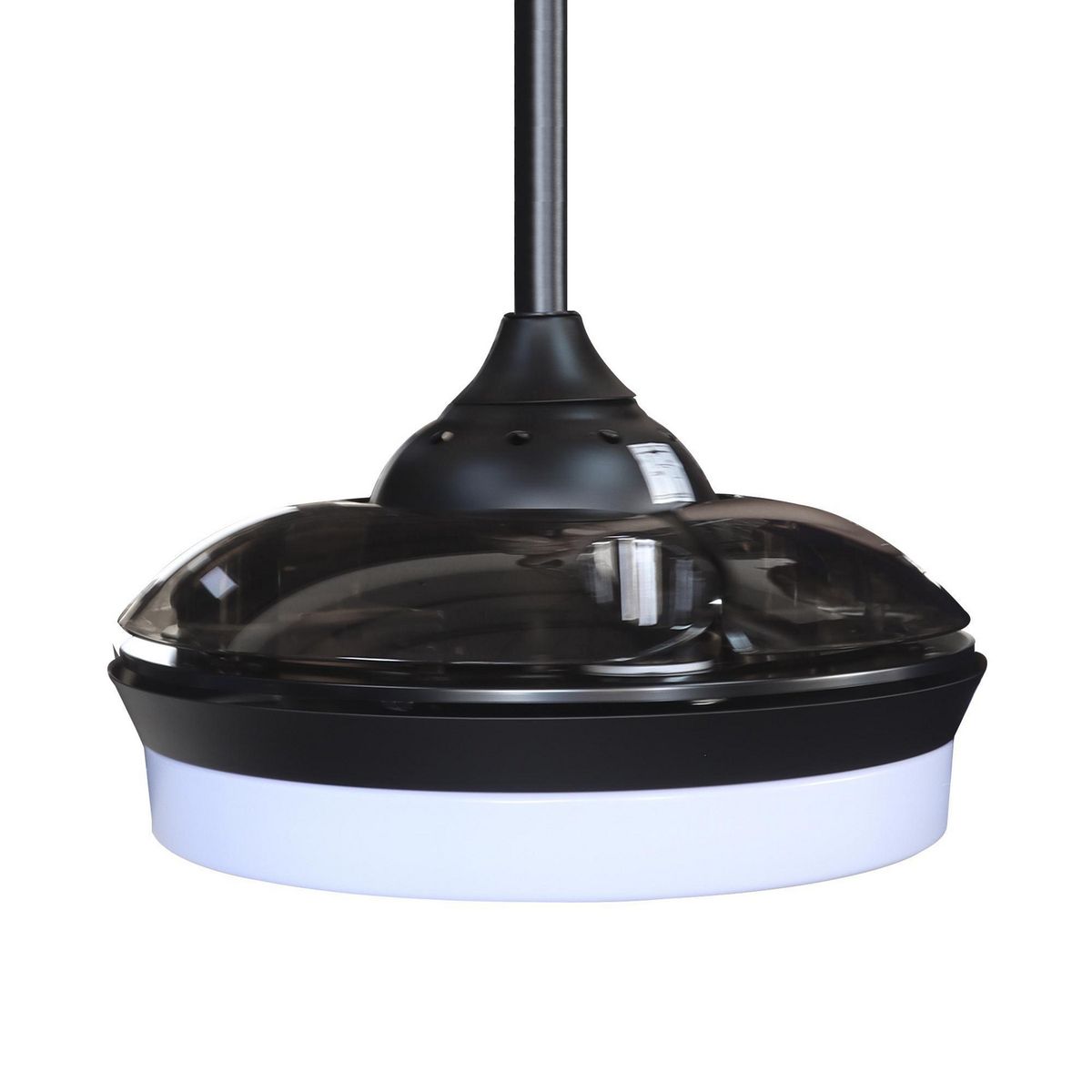 OPALUX - Ventilador Extensible Plafón Negro 40W