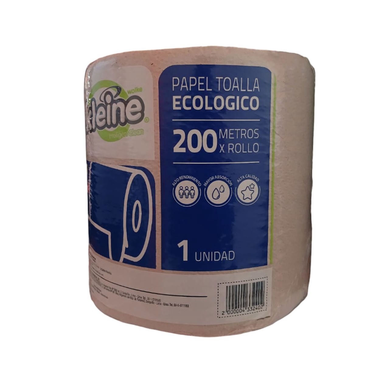 KLEINE WOLKE - Papel Toalla Jumbo Natural Kleine x200 Mt