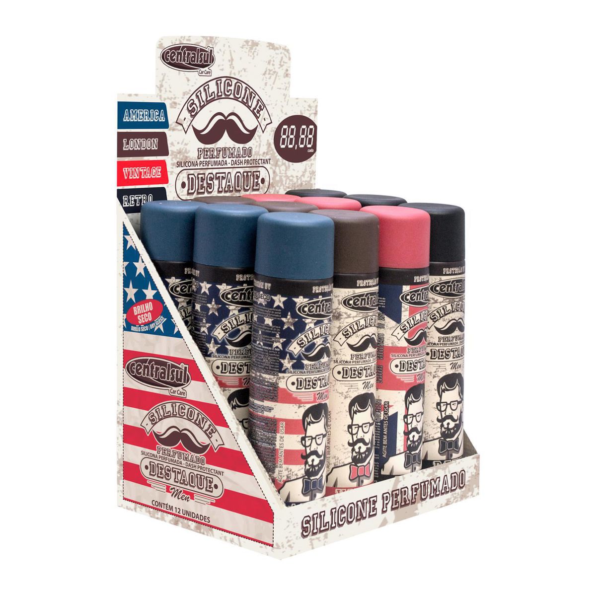 CENTRALSUL - Silicona para Auto en Aerosol Centralsul Frag Germany 400 ml