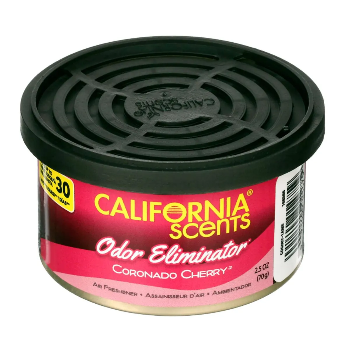 CALIFORNIA SCENTS - California Scents Odor Eliminator Ambientador Para Autos Fragancia Coronado Cherry Lata X 2.5oz