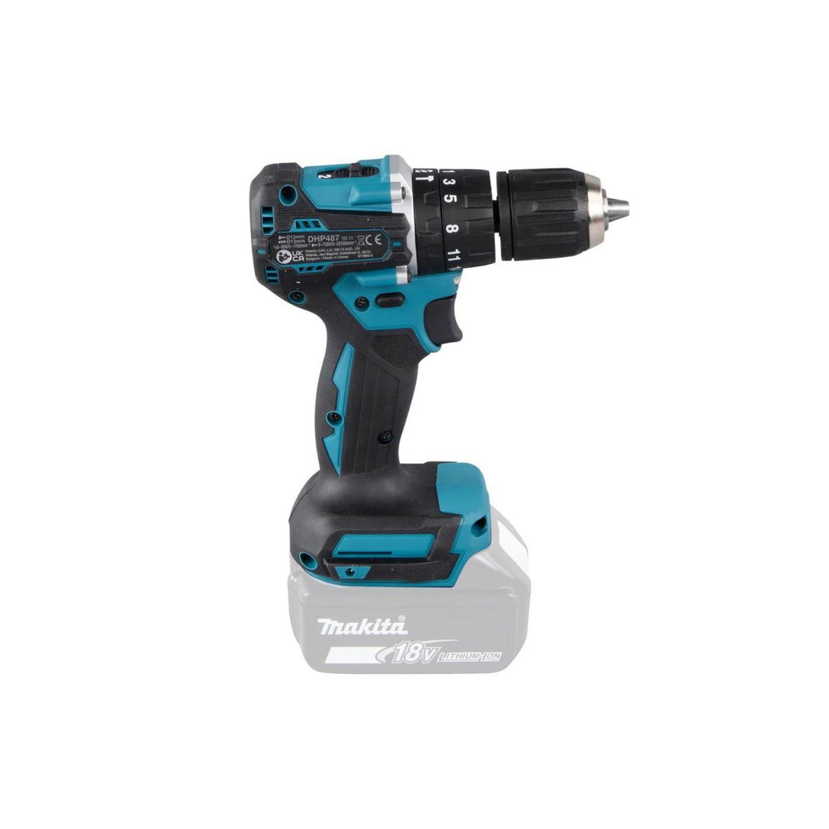 MAKITA - Taladro Percutor Makita 1/2″ 18V LXT BL 40Nm Baretool DHP487Z Makita