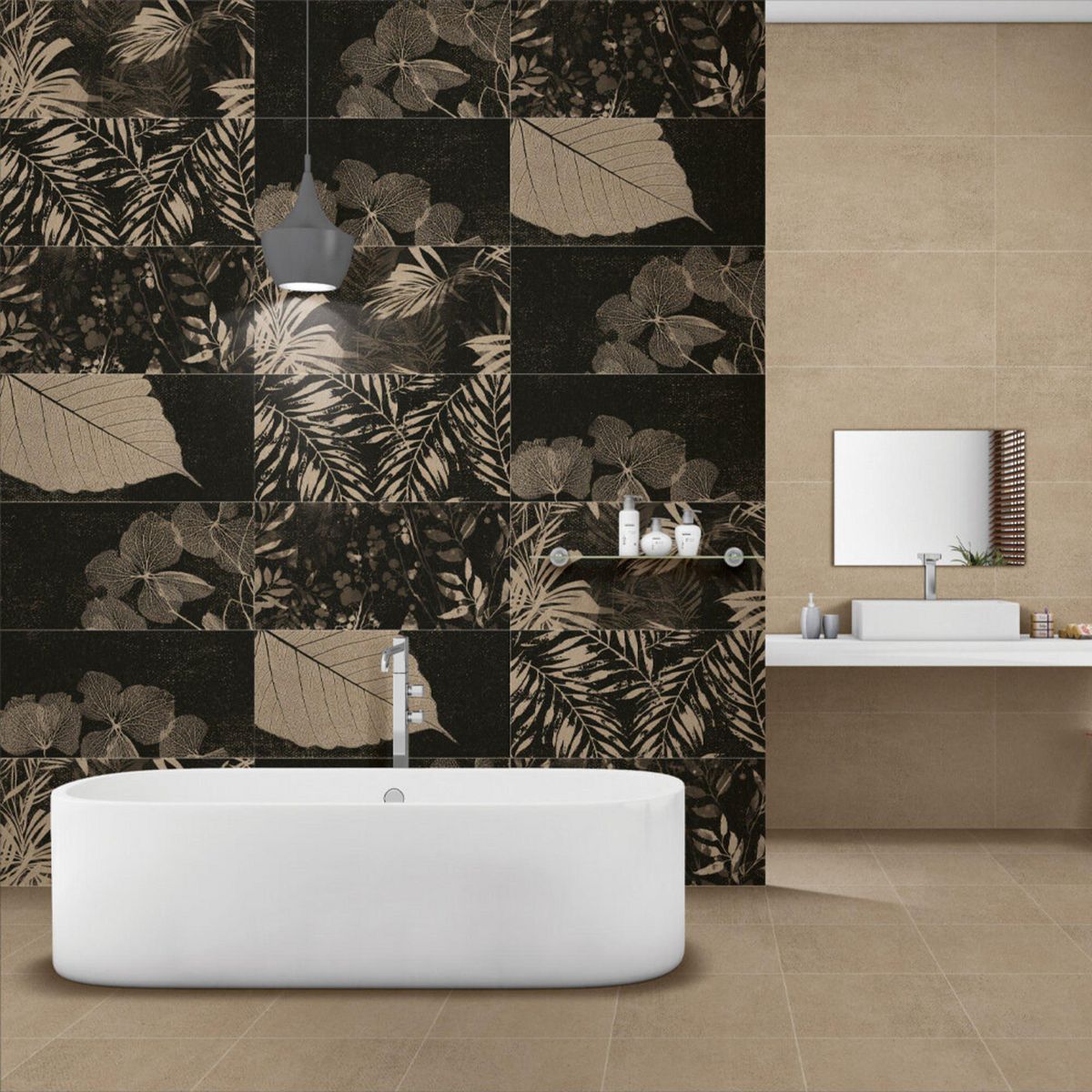 KLIPEN - Cerámica Praga Decor Mate 40x80cm 1.28m2