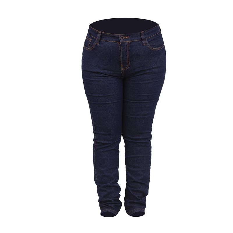 GENERICO - Pantalón Dama Denim Stretch Azul L