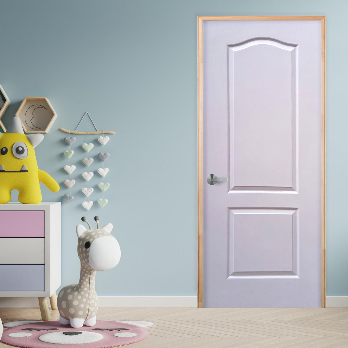 DIMFER - Puerta Interior Blanco Palace 40x850x2070mm