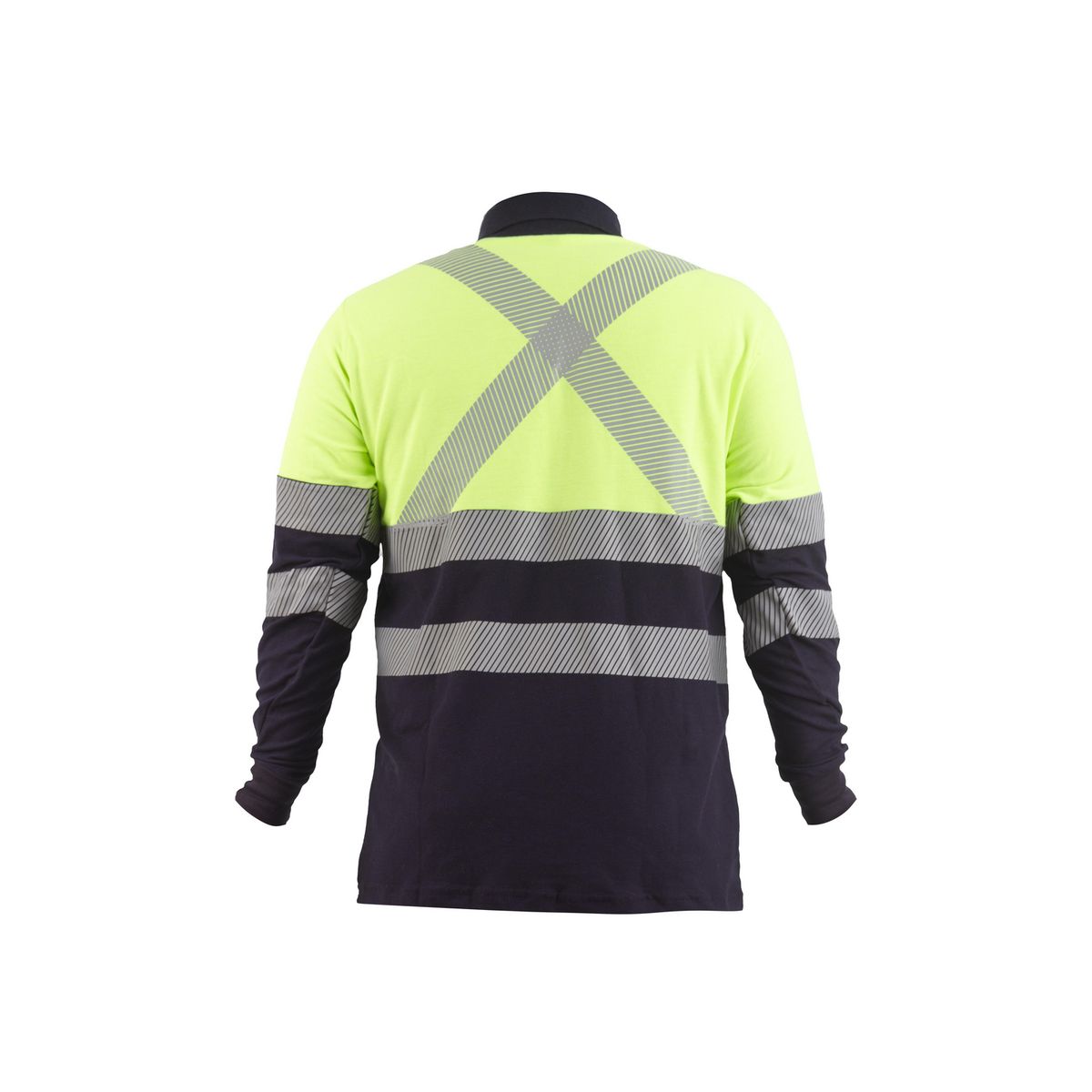 GENERICO - Camisero Cinta Refl Ade Y Atr Amarillo Y Azul M