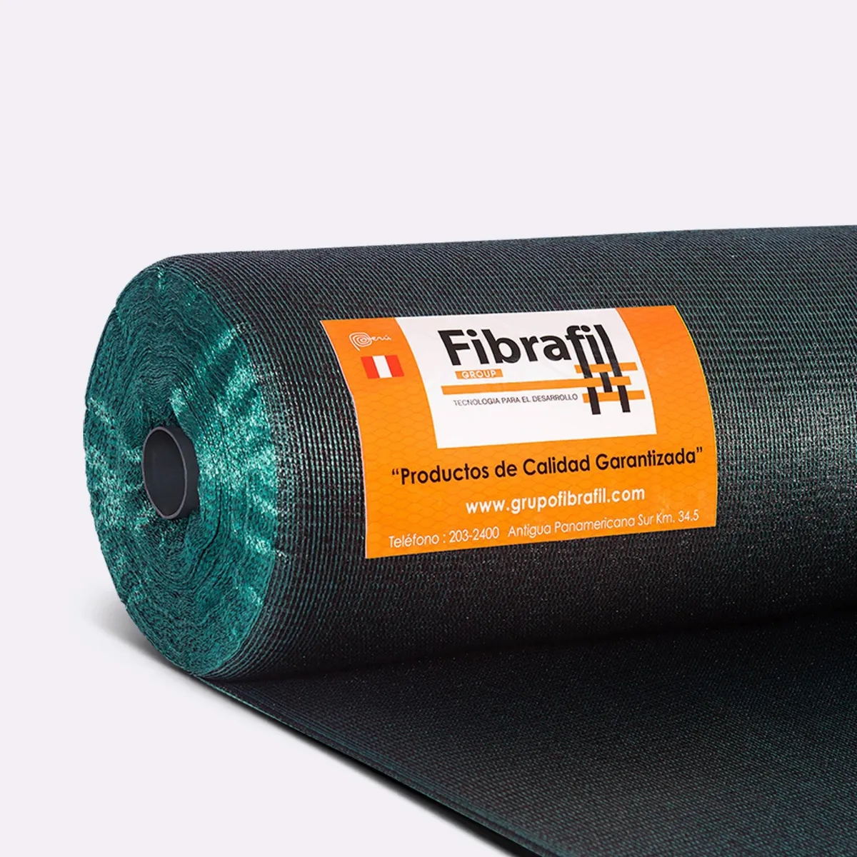 FIBRAFIL - Rollo Malla Raschel 95% Negro/Verde 4.20m x 100m