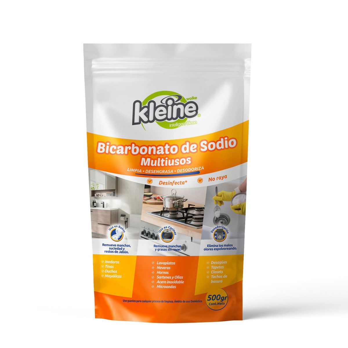 KLEINE WOLKE - Bicarbonato de Sodio Multiusos 500gr