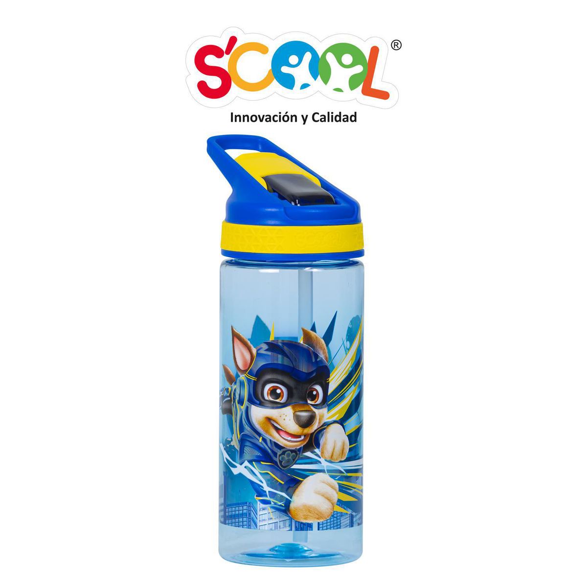 SCOOL - Botella con Caña 450ml Paw Patrol