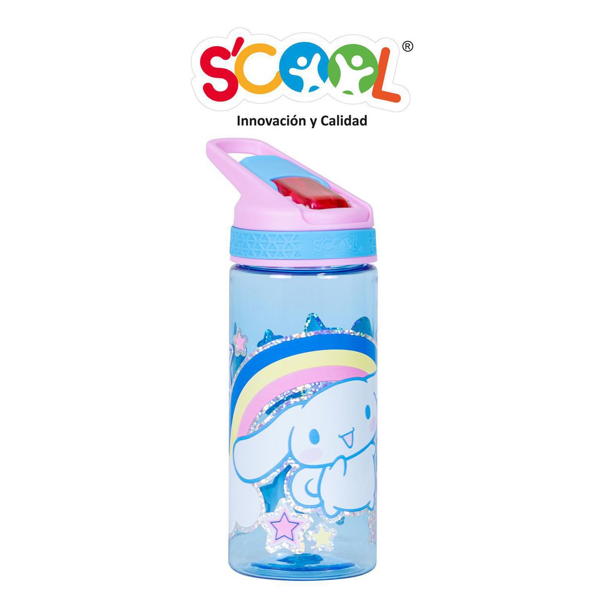 SCOOL - Botella con Caña 450ml Cinnamoroll