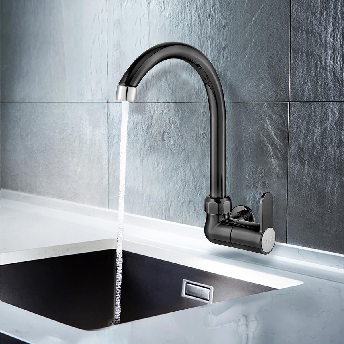 METUSA - Llave Cocina Pared Fantastic Black