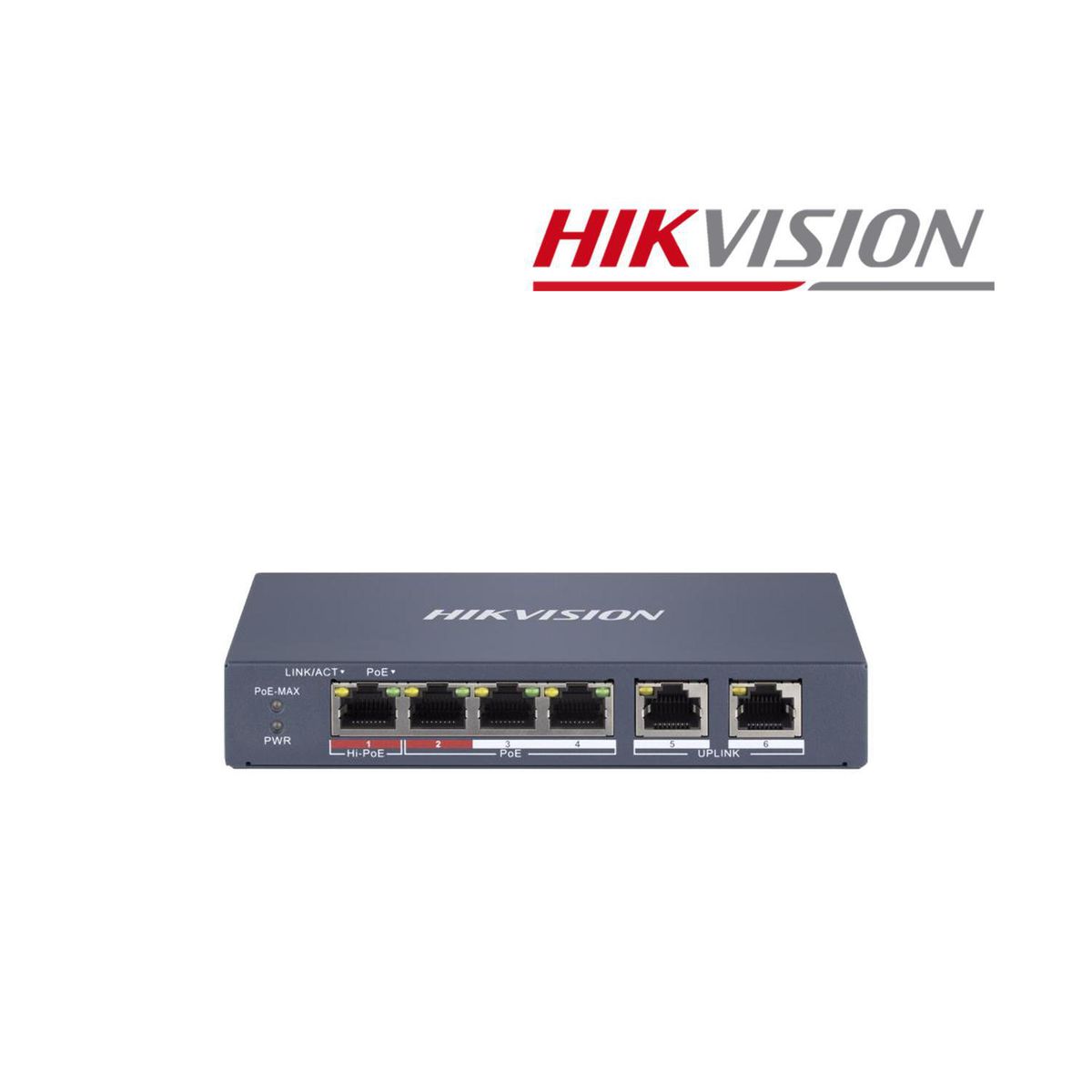 HIKVISION - Switch PoE Inteligente Hikvision DS-3E1106HP-EI
