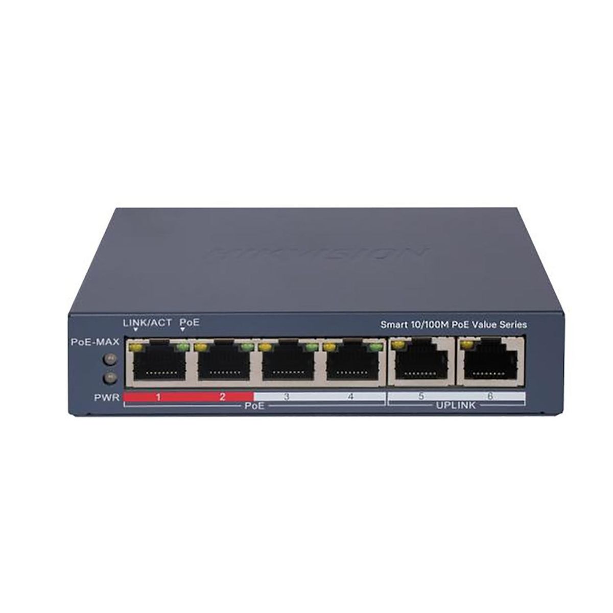 HIKVISION - Switch Gigabit PoE+ Hikvision DS-3E1106P-EI/M