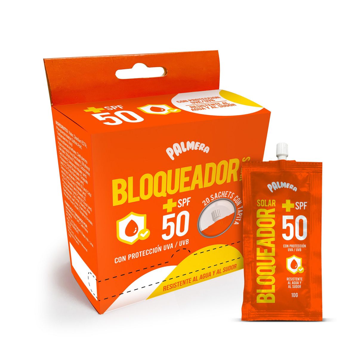 GENERICO - Bloqueador Solar PALMERA sachet 10ml