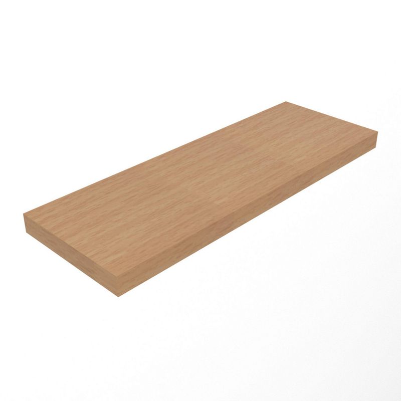 LUCANAS FURNITURE - Repisa Flotante de Melamina Rústico 80x25x3.8cm