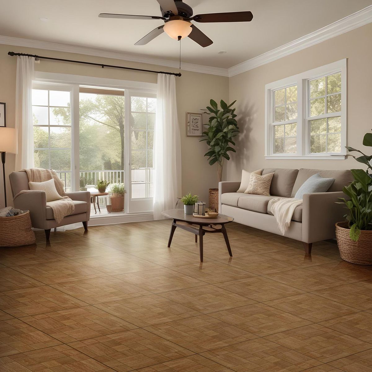 GALA - Cerámica Marrón Maderado 46X46cm 1.9m2 Alder