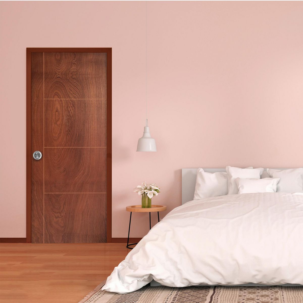 DIMFER - Puerta Interior MDF Victoria Cedro Africano