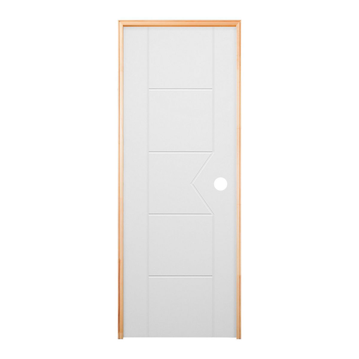 DIMFER - Combo Puerta Interior Urano 85cm + Marco Teñido Cedro 30x59x2120