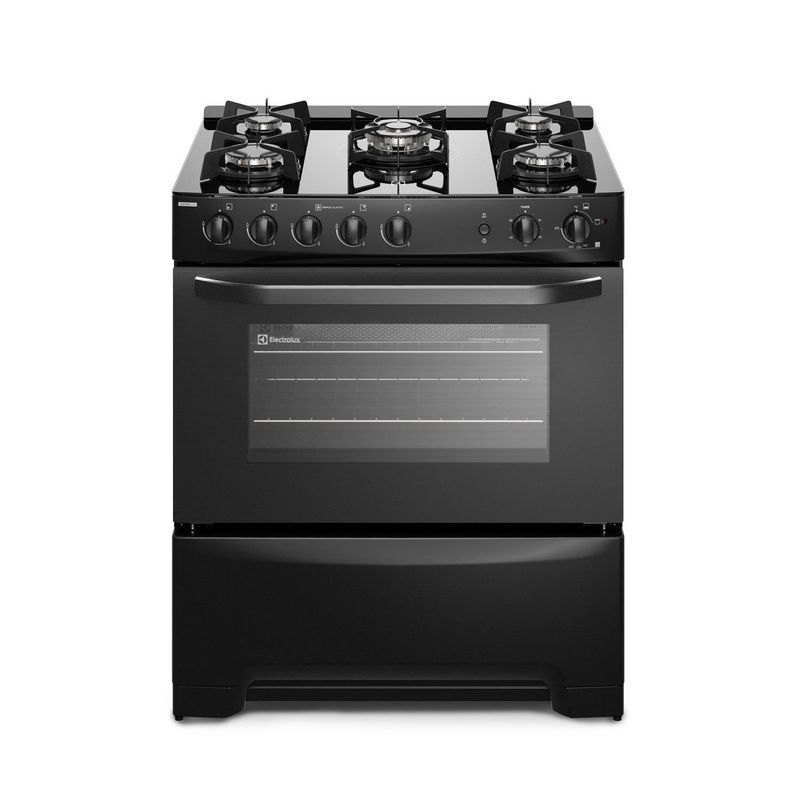 ELECTROLUX - Cocina Electrolux a Gas 5 Hornillas Negro