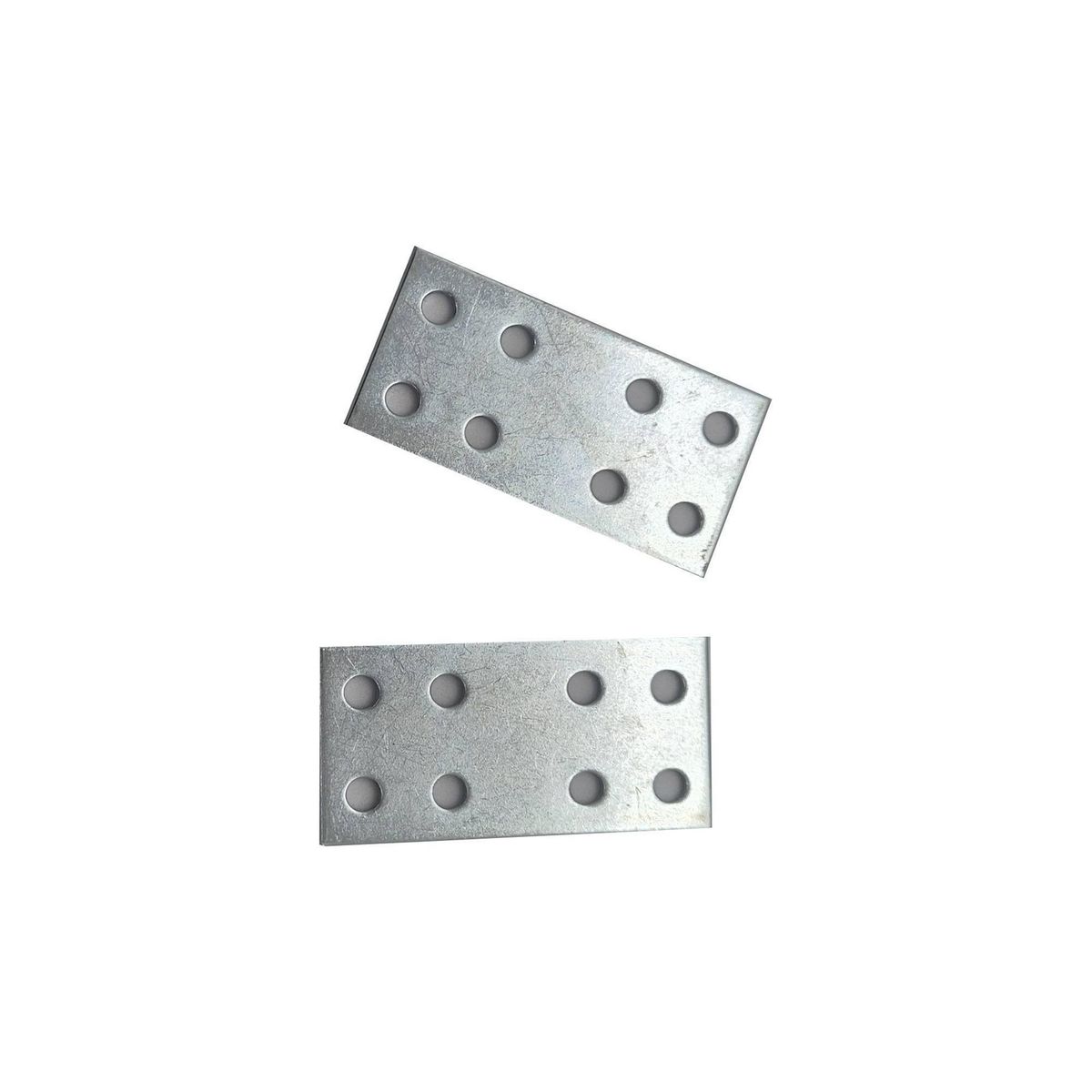 GENERICO - Platina Unión Zincada 60mm x2 unid