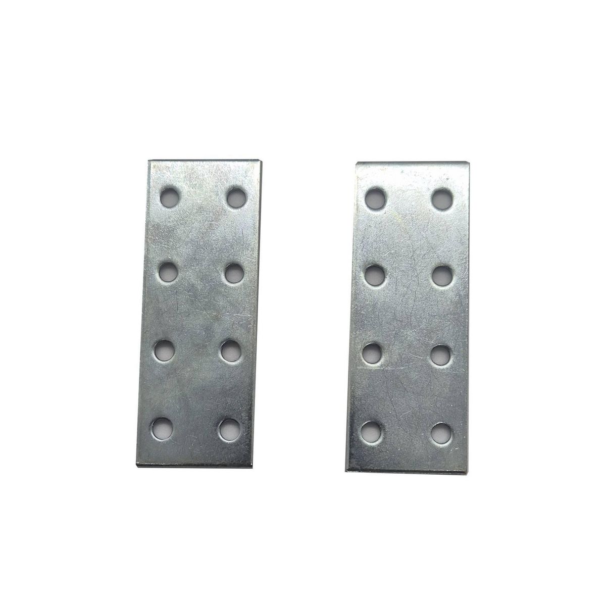 GENERICO - Platina Unión Zincada 80mm x2 unid