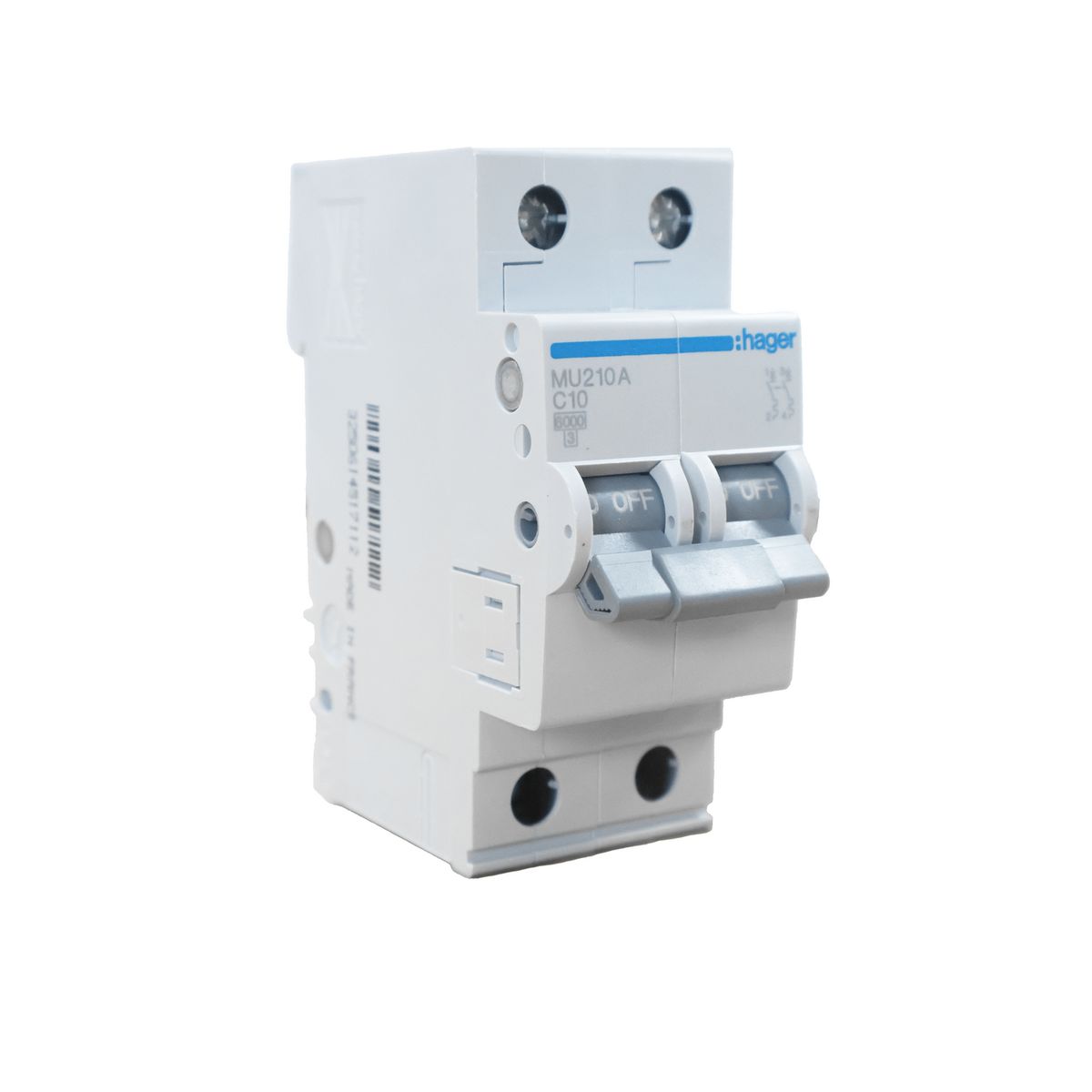 HAGER - Interruptor Termomagnética 2 polos x 10A