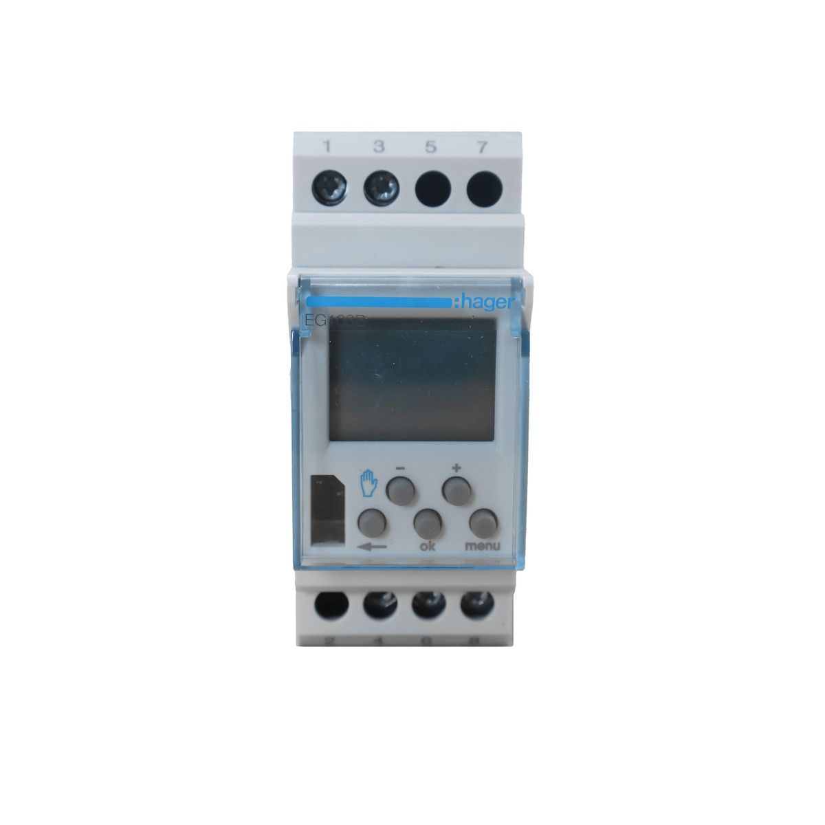 HAGER - Interruptor Horario Digital Diario-Semanal 16A 56 maniobras