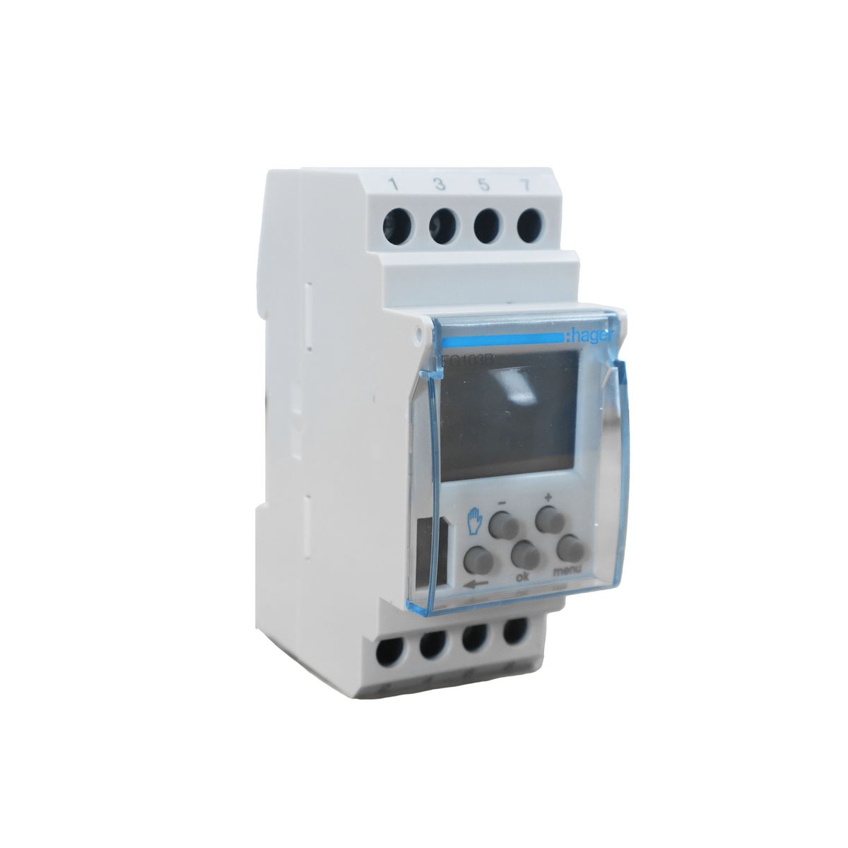 HAGER - Interruptor Horario Digital Diario-Semanal 16A 56 maniobras