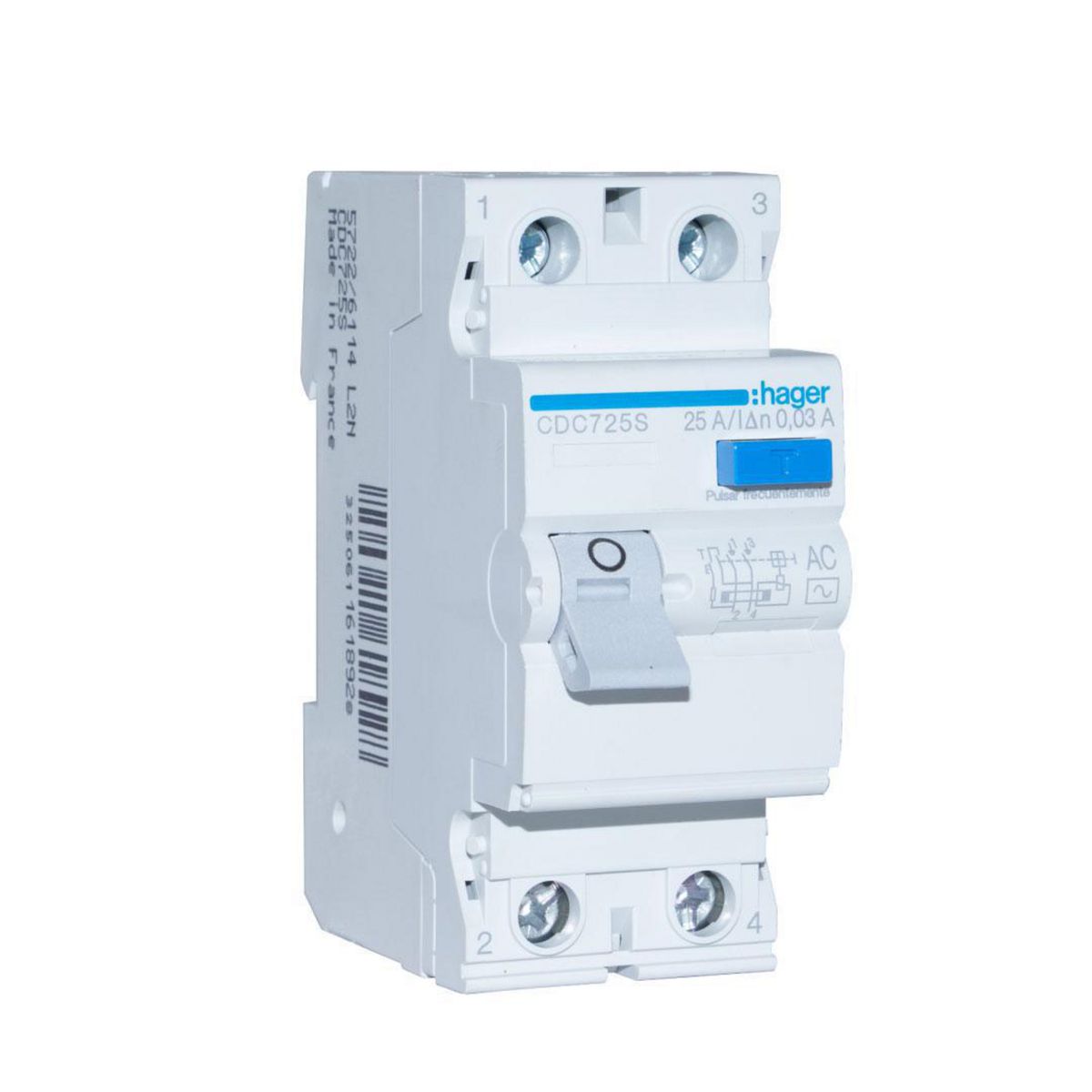 HAGER - Interruptor diferencial 2x25A HAGER 30mA