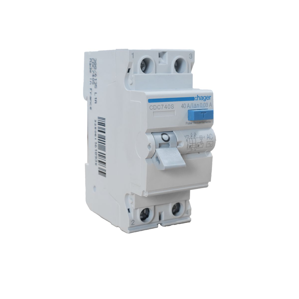 HAGER - Interruptor diferencial 2x40A HAGER 30mA