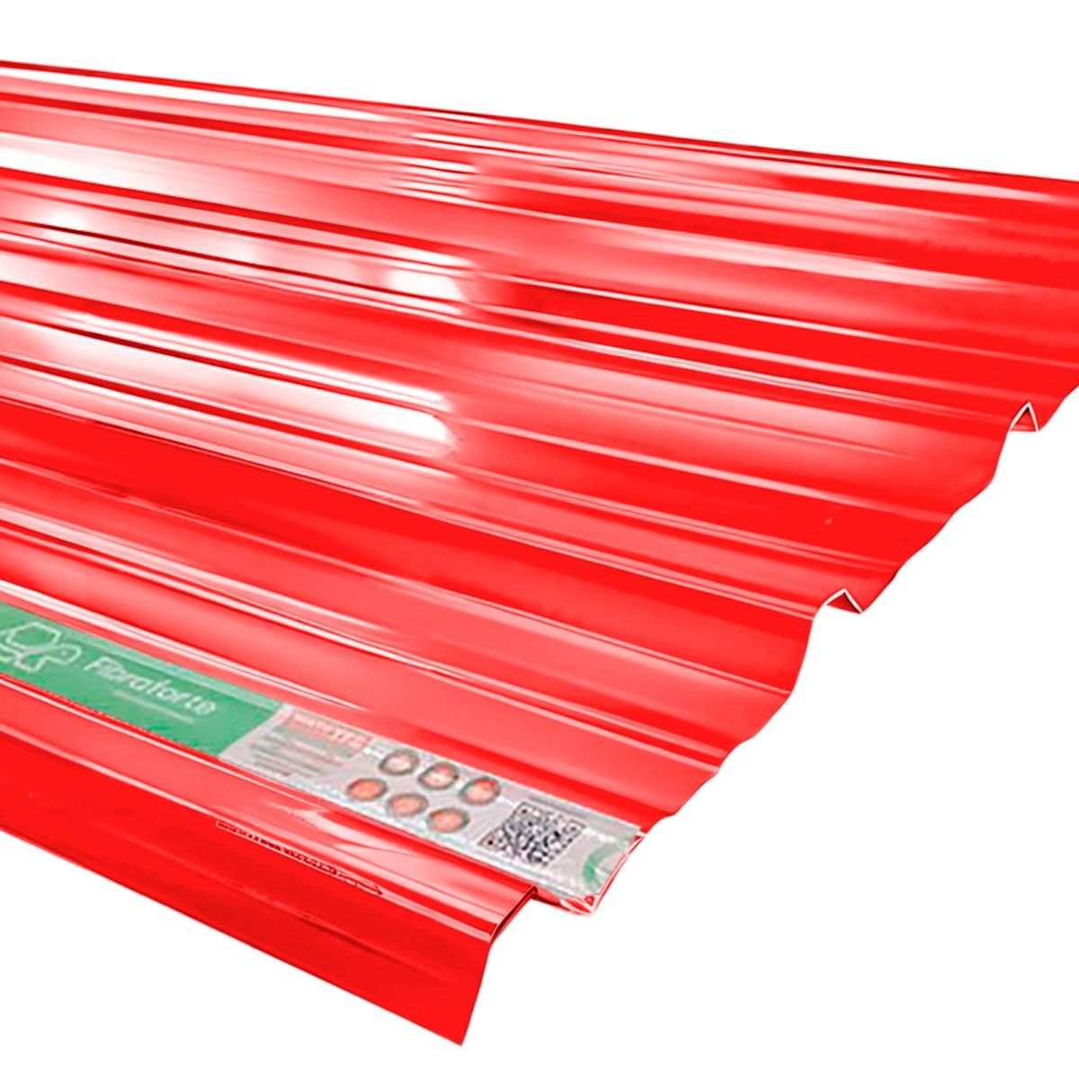 FIBRAFORTE - Techo Termoacústico TF5 1.07x3.6m Rojo