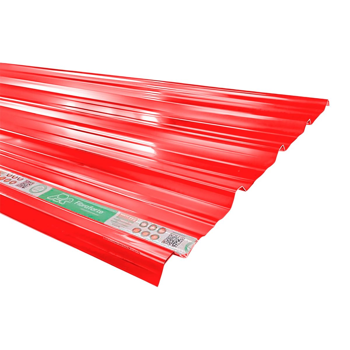 FIBRAFORTE - Techo Termoacústico TF5 1.07x3.6m Rojo