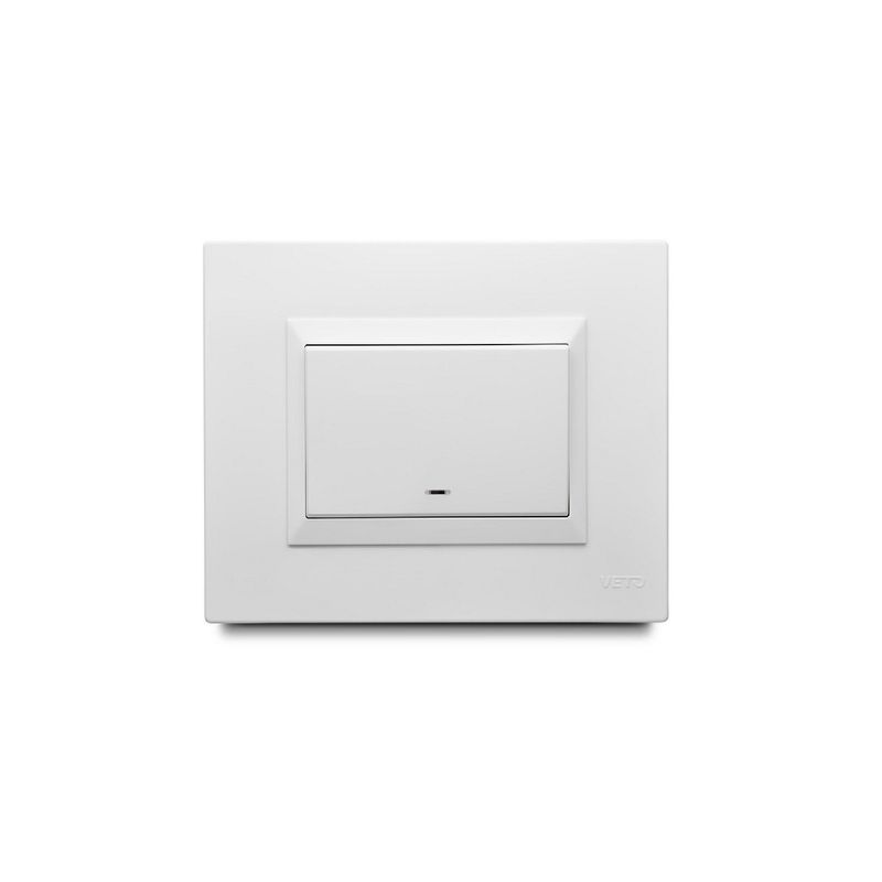 VETO - CONMUTADOR 4 VIAS SIMPLE BLANCO PLU60804