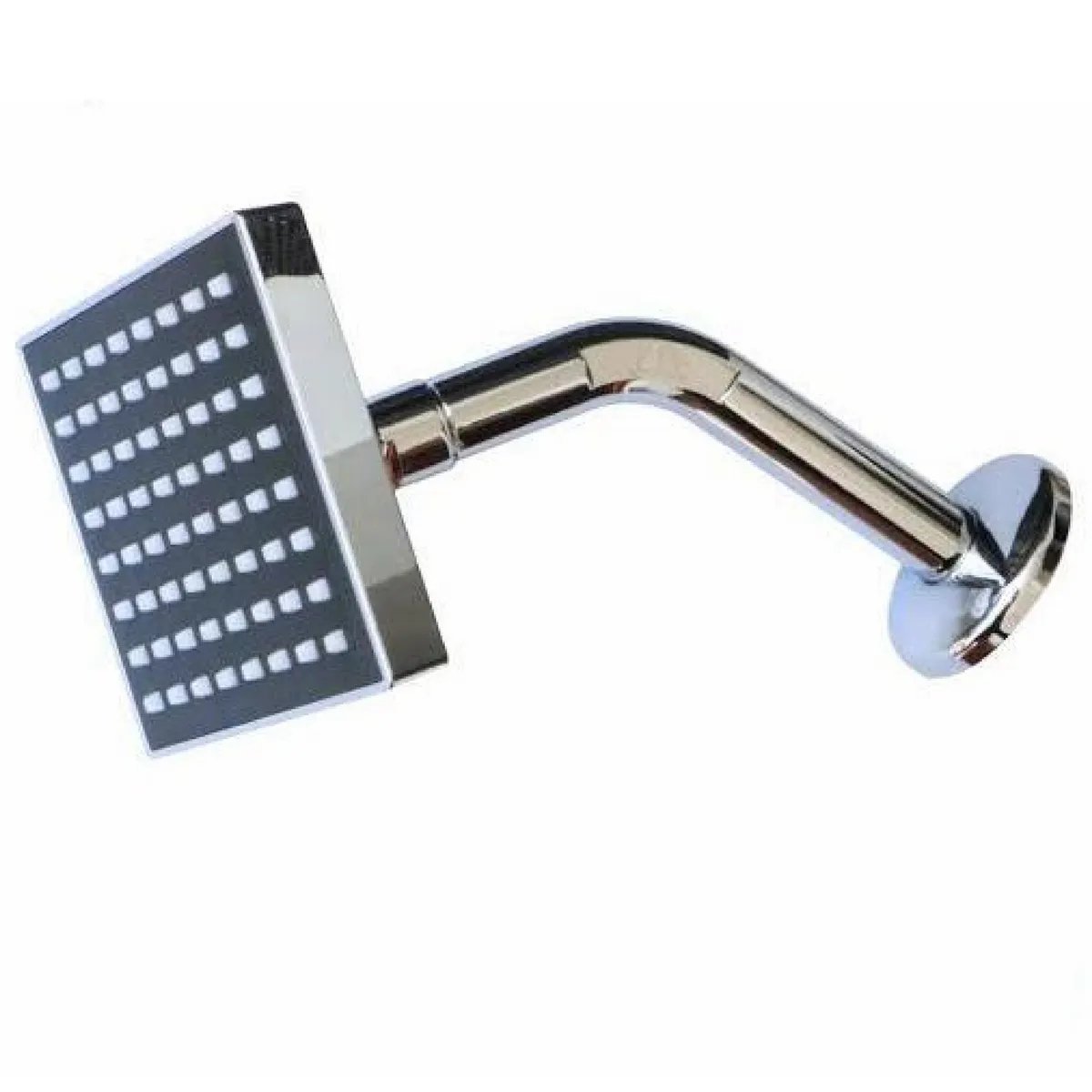 ECKOGRIF - Salida de Ducha Cuadrada ABS 6" Cromada