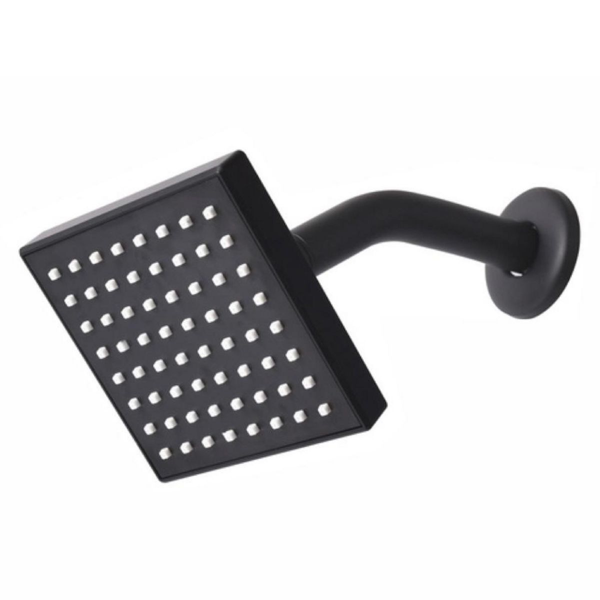 ECKOGRIF - Salida de Ducha Cuadrada ABS 6 Black