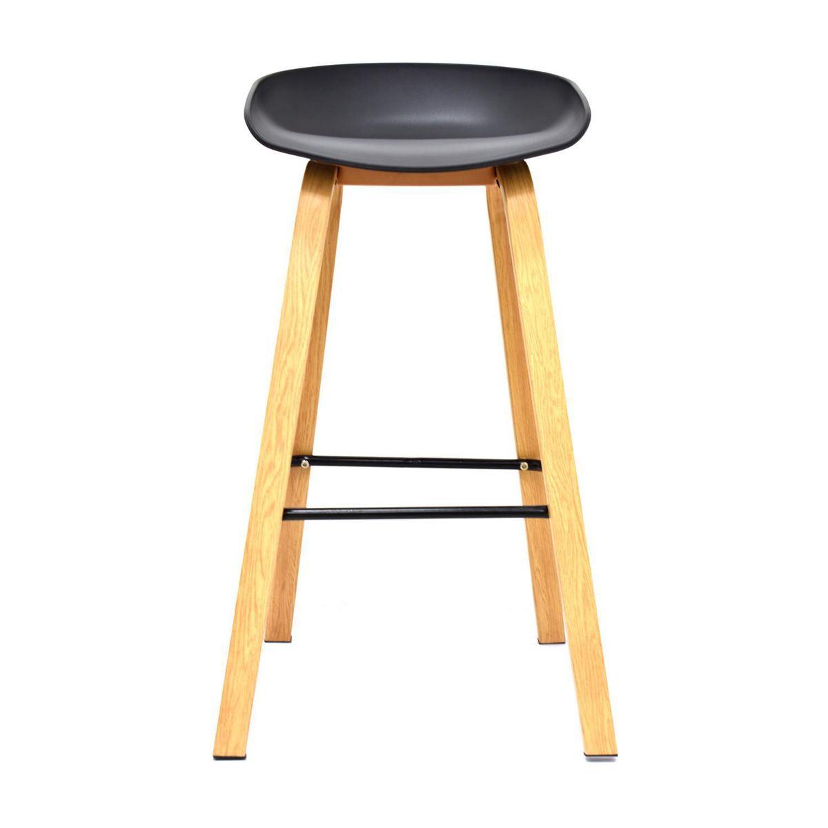 BONNO - Banco Bar Misuri 63cm Negro