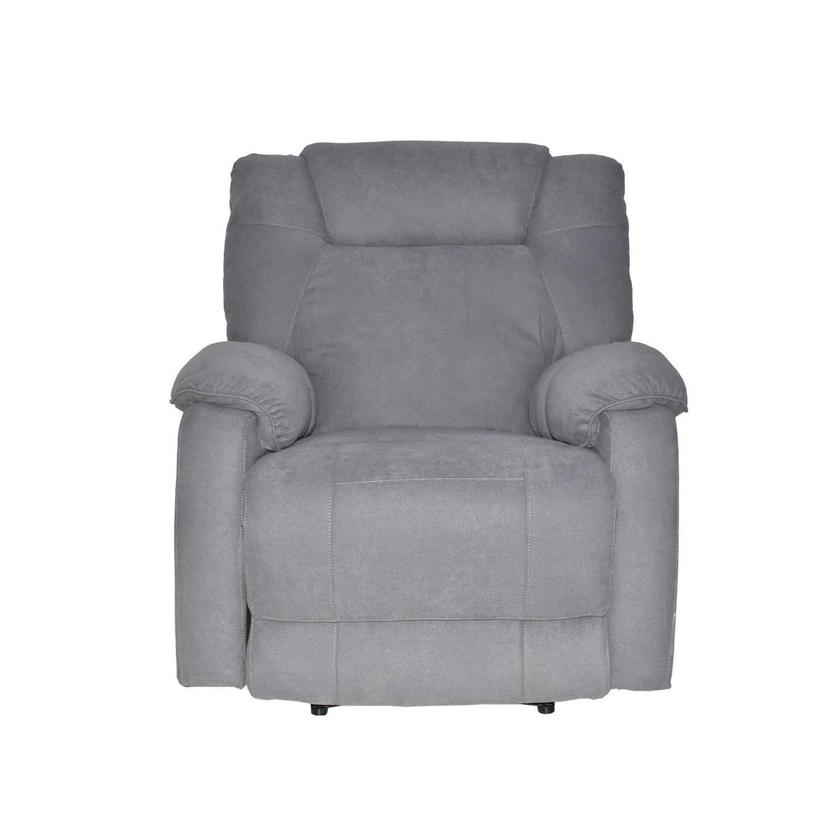 BONNO - Sillón Reclinable 1 Cuerpo Relax Queen Gris