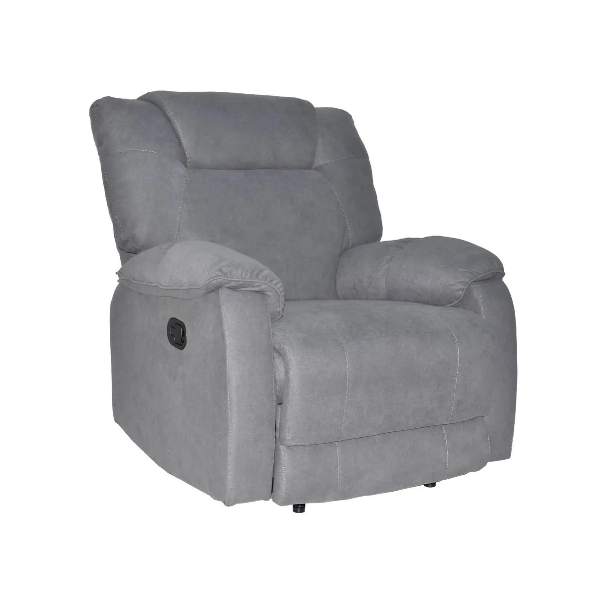 BONNO - Sillón Reclinable 1 Cuerpo Relax Queen Gris