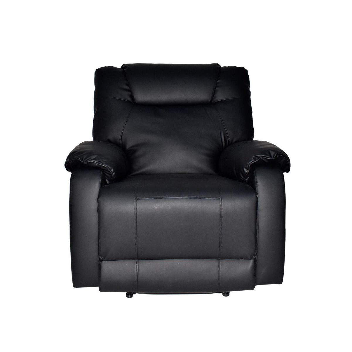 BONNO - Sillón Reclinable 1 Cuerpo Relax Queen Negro
