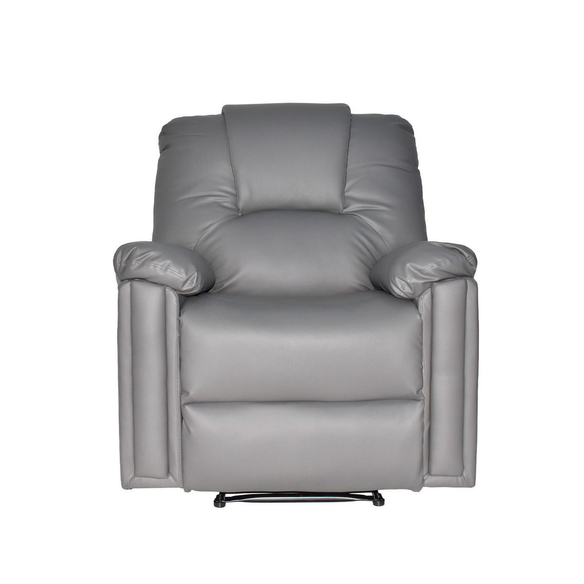 BONNO - Sillón Reclinable 1 Cuerpo Relax King Gris