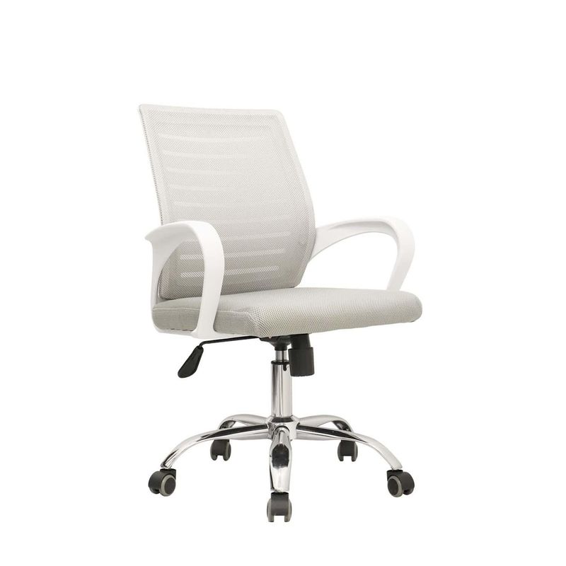 BONNO - Silla de Oficina Dex B Gris/Blanco